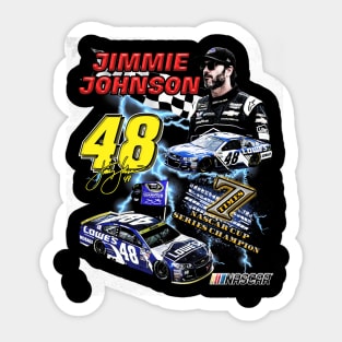 Jimmie Johnson Retro Sticker